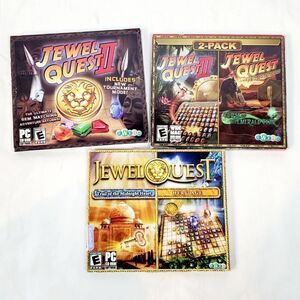 Jewel Quest, Trail of the Midnight Heart - Heritage, 1 2 3 CD-ROM PC Games Bundl